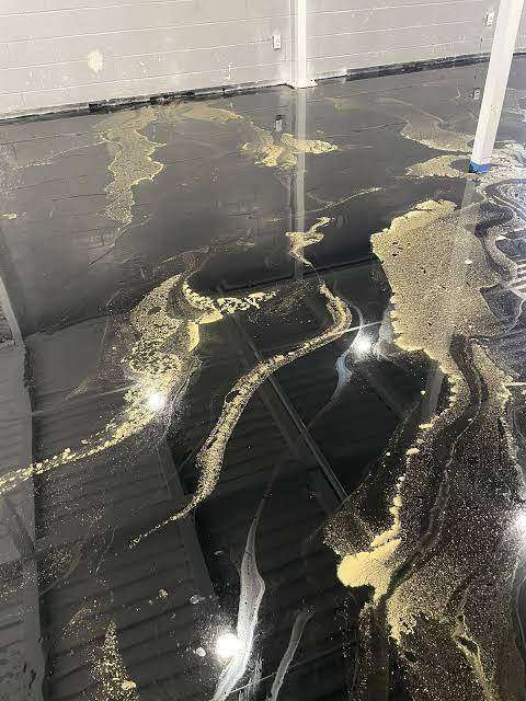 Metallic Resin Floor