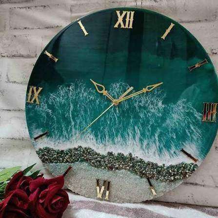 Ocean Wave Wall Clock